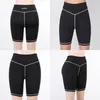 pantalones cortos de ciclista de cintura alta con control de la barriga