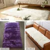 Plush Sheepskin For Bedroom Carpet Long Hair Bedside Mat Floor Hairy White Rugs Red Living Room Fur Kids Carpets 220811