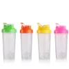 Tragbare Sport-Shaker-Flasche, Saft, Milchshake, Proteinpulver, auslaufsicherer Misch-Shake-Becher mit Shaker-Kugeln, BPA-frei, Fitness-Trinkgeschirr B0701