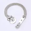 Charmarmband personlig bältesspänne design vintage thailändska silver damer armband smycken för kvinnor julklappar aldrig fadecharm lars22