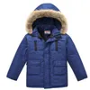 Winter Children Plush Cotton Jacket 2021 New Boys And Girls Children Clothing Cotton Padded Children Plush Hooded Jacket J220718