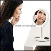 Зеркала 3 в 1 светодиодную лампу зеркал макияжа с 5 -кратным увеличительным вентилятором Beauty Breez Dhlzp