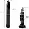 NXY SEX ANAL Toys Black Butt Plug Set Tail Beads Prostate Massage G Spot Vibrator Vuxen Toys For Woman Vagina Men Gay Erotic Shop 9020549