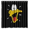 Duş Perdeleri 2022 Daffy Duck Su Geçirmez Polyester Perde Küfü Geçirmez Banyo Kortinas Para Banheiro 180x180cm