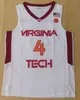 MIT88 MEN Custom Virginia Tech Hokies Basketball Jersey 4 Nickeil Alexander-Walker 5 Justin Robinson 10 Jonathan Kabongo 13 Ahmed Hill 15 Chris