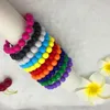 Pure Color Bead Armband Micro USB Cables Typ C Datasynkronisering Laddning Kabelkabel för Samsung Huawei Android Mobiltelefonladdningstråd