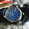 Reloj de negocios de citas automáticas Removina de 40 mm Data Daily Date Case de acero inoxidable Clock Sapphire Imploude Super Luminous Wall Wallwatch