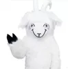 Professional custom White Goat Mascot Costume cartoon white long plush sheep character Clothes Halloween festival Party Fancy Dress