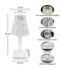라이트 프로젝션 데스크 램프 USB 충전 터치 센서 레스토랑 바 장식 테이블 조명 로맨틱 다이아몬드 아크릴 테이블