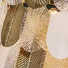 Lampy wiszące Współczesne luksusowe żyrandole LED osobowość Villa el lobby szklana lampa nordycka wewnętrzna dekoracje oświetlenia