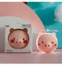 Piggy güzellik aynası çizgi film sevimli mini taşınabilir makyaj aynası küçük fan usb şarj edilebilir LED ışık ins rüzgar