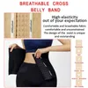 Cintura sportiva della cintura sportiva in vita sminuzzante Cintura di shaper del corpo per le cinture di fajas Cinte di compressione grasso Corset L220802