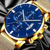 Horloges Klassieke Zakelijke Mannen Horloge Mode Luxe Horloges Roestvrij Staal Mesh Riem Kalender Datum Quartz Polshorloge Relogio Masculino