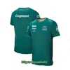 Aston Martin Cognizant F1 2021 Officiellt team T-shirt Nytt sommar Fimartin Team Men's Sports Racing Suit Sorts Sleeved Moisture Absorption