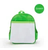 Sublimação em branco mochila material escolar crianças crianças mochilas jardim de infância poliéster faça você mesmo bolsa de livro envio rápido