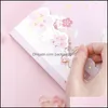 Quaderni Note Materiale scolastico per ufficio Affari Arrivo industriale Sakura Fiori di ciliegio 112 fogli Kawaii Diario Diario Quaderno S Planne