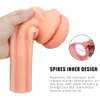 Big Male Masturbation Cup Penis Pump sexy Machine Erotic y Flashlight Shape Vagina Real Pussy Toys For Men Aircraft