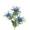 Dekorativa blommor kransar 20st Silktyg Simulering Eryngium Plant Plastic Home Flower Arrangement Dekoration Material Creative Art Art