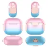 Accessori per cuffie colorate gradiente Case per AirPods Pro Protection Copertura 2 in 1 AirPod AntiPod 3 2 Shell bluetooth wireless bluetooth wireless bluetooth