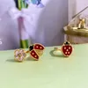 Anneau de coquille naturelle pour femmes anneau de charme de trèfle à quatre fleurs de feuilles9265787