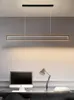 Pendants lampes lustre LED moderne pour salle à manger bureau de bureau cuisine badroom home plafond lampe télécommande conception
