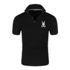 2022 Zomer Merk Mannen Casual Polo Shirts Mannen Korte Mouw t-shirt Mode Slanke Effen H1203