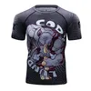 Herren-T-Shirts, individuell, hochwertiges Design, Sublimationsdruck, kurzärmelig, Rashguard, Spandex, Herren, Bjj, Mma, Rash Guard