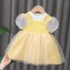 Robes de fille Baby Girl Robe Born Semon Braptage pour filles 1ère année Anniversaire Princesse Infant Wedding Clothinggirl