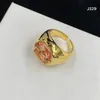 Женский дизайнер Gemstone Diamond Ring