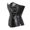 Bustiers Corsets女性用ゴシックレザー