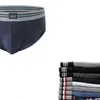 3 Pack Men's Underwear Classic Full Rise Briefe Breatble Quicking Torkning Sweatpants Fashion U Convex Soft Cotton Sexy Briefs T220816