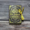 20/10 stcs Ramadan Gift Boxes Quran Boek ontwerp Candy Cookies verpakkingsdoos voor Eid Mubarak Islamitisch moslimdecor 13 cm 220427