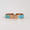 Hoge kwaliteit designer design Bangle roestvrij staal roségouden gesp armband mode multicolor sieraden heren en dames armbanden