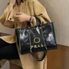 Women's Fashion Luxury Handbags Beach Bags Designers Ch Metal Letter Badge Tote Evening Bag Small Mini Body Leather Handbag Large 283l