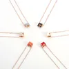 Designer hänge halsband bokstav älskar halsband lyxiga smyckekedjor för man kvinna hänge länk kedja hög kvalitet med låda