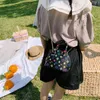 Tee Moda Stil Kız Messenger Çanta Yaz Baskı Çocuk Çantaları Mini Bez Çanta Prenses Kabuk Çantalar Taşınabilir Dekorasyon Cüzdan G4OG7RZ