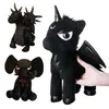 Trendiga dockor djur fyllda killstar djävul doll plysch leksaker söta svart docka kanin svart pentakel elefant hydra anubis leksaker lj201126