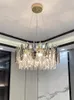 Lampes suspendues Plafond Lustre Led Lumières K9 Cristal Salle À Manger Lampe Classique Chambre DL BrandPendant