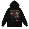 TKPA American Hip Hop Dark Figur Direct Jet Sweter dla mężczyzn i kobiet