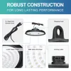 UFO LED High Bay Light 100W 200W 300W US HOOK 5 Cable Industrial Lights Lamps High Bay LED