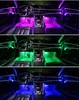 1 RGB LED光ファイバライトストリップ、車の室内装飾用の雰囲気ランプの8Mロール、アプリ制御可能なアクセサリー