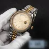 ZDR-Alta qualità unisex 2813 orologi meccanici automatici da uomo con lunetta in acciaio inossidabile da donna orologio con diamanti orologio da donna impermeabile orologi da polso luminosi regali