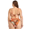 Maillot de bain sexy pour femme, maillot de bain, vêtements de plage, deux pièces, noir, bleu, orange, imprimé multicolore, grande taille, sans soutien-gorge, soutien à armatures, maillots de bain d'été, bikinis