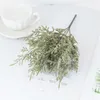 Couronnes de fleurs décoratives fleur artificielle Millet herbe brumeux pin tissu Simulation Po Prop fête de mariage maison Table décor accessoiresD