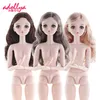 Adollya 60cm BJD Dolls عارية الجسم البلاستيك دمية أنثى رأس 22 مشتركة 13 دمى للفتيات DIY لباس طويل الشعر ألعاب الفتيات 220525