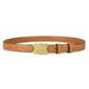 2022 NYA DESIGNERBREV BUCKLE KVINNA BELE Simple Casual All-Match Decorative Pants Belt Women Belt