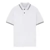 T-shirt Mäns 22SS18 bomullslapelpolo skjorta avancerad sommar ny andningsbar snabbtorkande enkel halvärm T-shirt