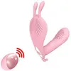 NXY vibratörler seks oyuncak tavşan usb su geçirmez uzaktan kumanda kadın 0411 için giyilebilir yapay penis