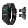 N8 TWS Auricolare Bluetooth Wireless Smart Watch Uomo Donna Auricolare Bluetooth Chiamata Sleep Monitor Sport Smartwatch 2022 Nuovo