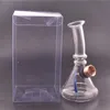 Twee stijl nieuwste ontwerp waterharen mini glazen olie tuig brander bongs reizen water tabak rookpijp te koop